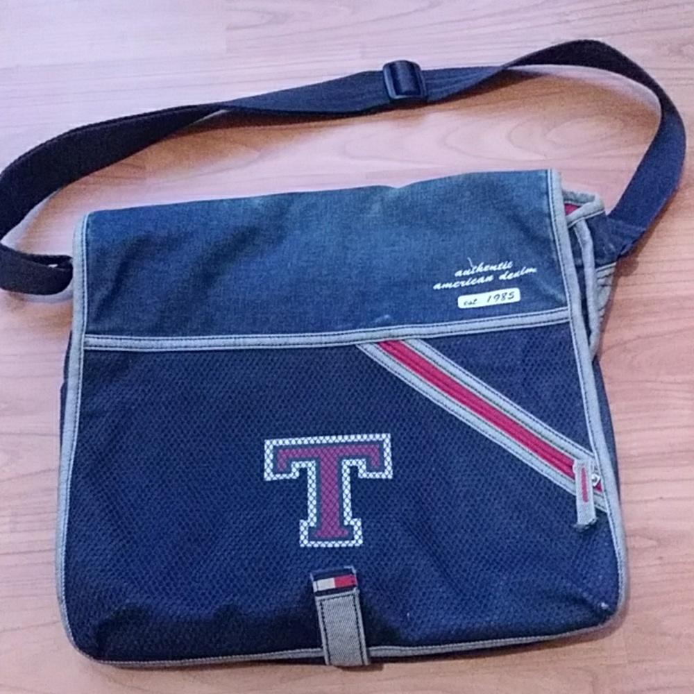 Tommy Hilfiger denim crossbody bag